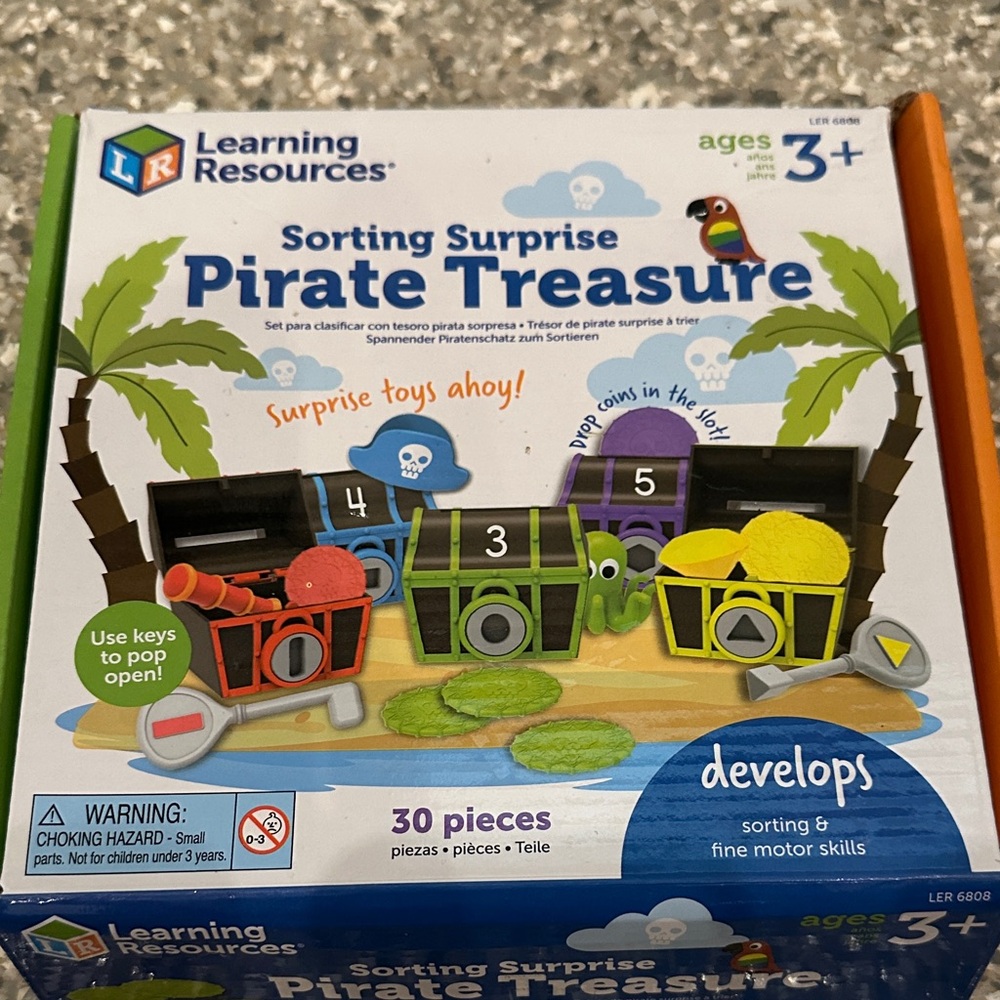 Learning Resources Sorting Surprise Pirate Treasure